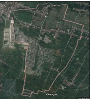 Gambar 1. Peta Kelurahan  Cemorokandang  Sumber: Google Earth (2016) 