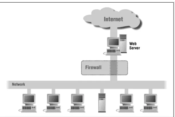 Gambar 6. Web Server di Luar Firewall 