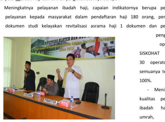 Gambar 7. Rekruitmen PEtugas KLOTER dan Non-KLOTER Provinsi Gorontalo 