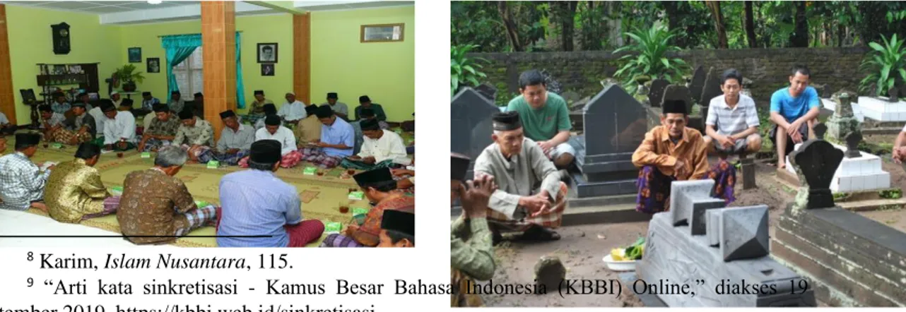 Gambar  I.  Tradisi  “nyewu”  sebagai  salah  satu  contoh  akulturasi  budaya  lokal  dengan Islam di Indonesia 
