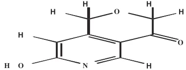 Gambar 1. 7-hidroksipiranopiridin-4-on