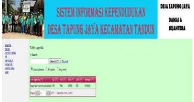 Gambar 6. Tampilan menu utama 