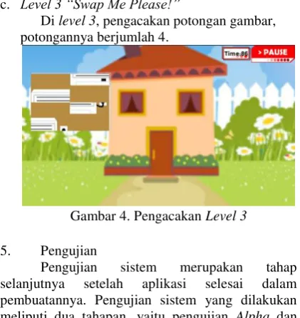 Gambar 4. Pengacakan Level 3 