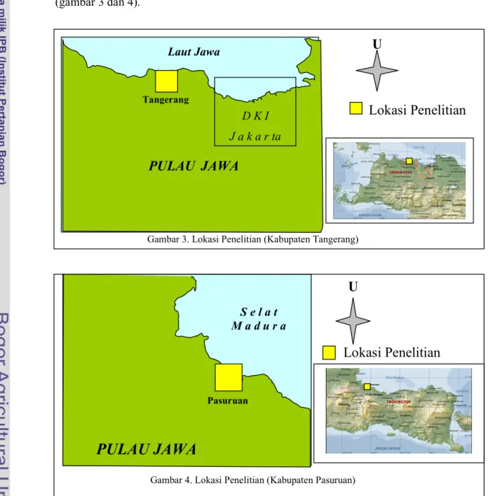 Gambar 3. Lokasi Penelitian (Kabupaten Tangerang) 