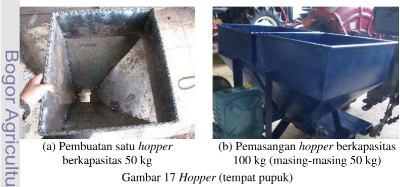 Gambar 17 Hopper (tempat pupuk) 