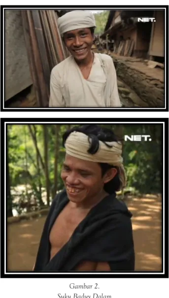 Gambar 2.  Suku Baduy Dalam