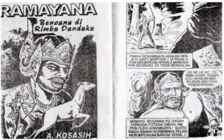 Gambar 1. Komik Ramayana karya R.A. Kosasih  Sumber: Kosasih, 1975 