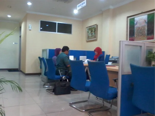 Gambar 3 : Aktifitas Bank BTN KCS Semarang 