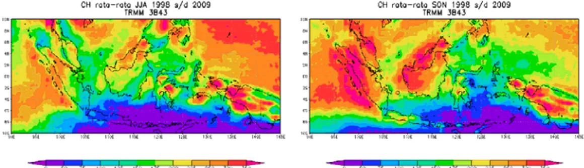 Gambar 3.1. Distribusi curah hujan wilayah Indonesia 