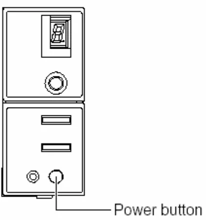 Gambar 28. Tombol Power pada Panel Image Scanner 