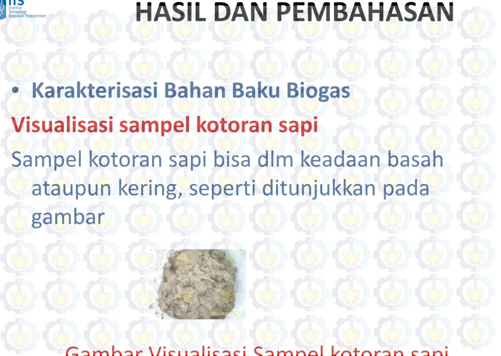 Gambar Visualisasi Sampel kotoran sapi