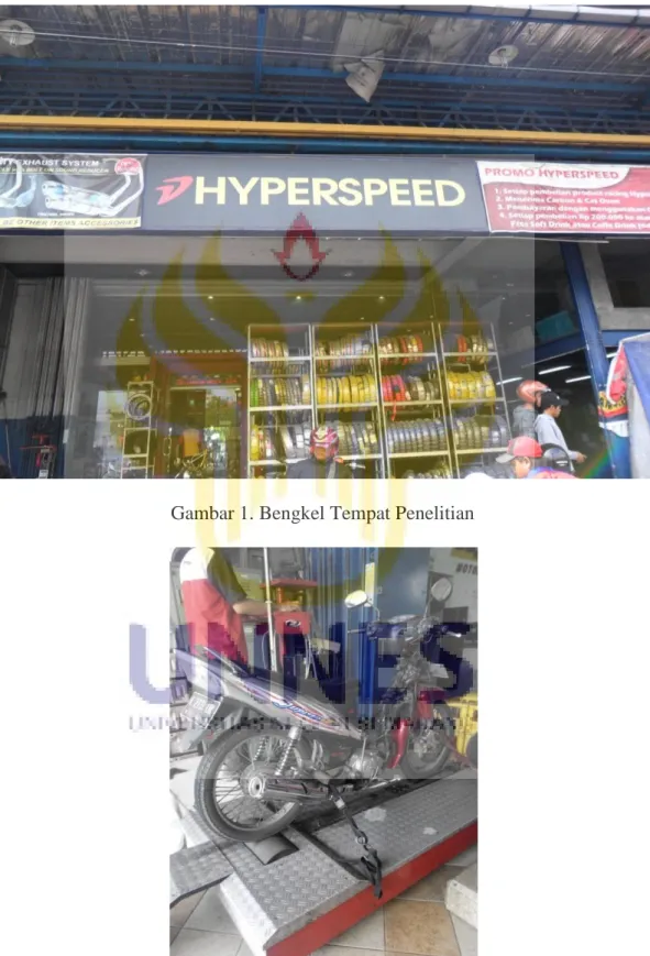 Gambar 1. Bengkel Tempat Penelitian 