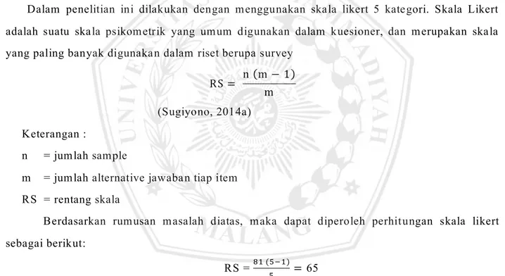 Tabel 1. Rentang Skala Variabel Gaya Kepemimpinan Transformasional, Motivasii  Kerjai, Kepuasan kerja dan Kinerja Karyawan 