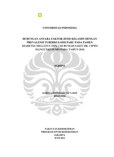 Kerangka Konsep Tinjauan Pustaka Universitas Indonesia