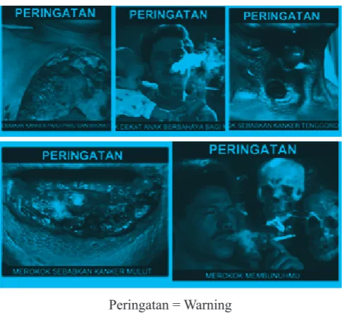 Figure 1. The Picture of the Mortality Warnings on Cigarette Packaging in Indonesia