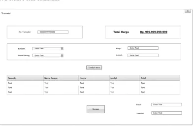 Gambar 3. 15 Desain Interface Form Pola Asosiasi 