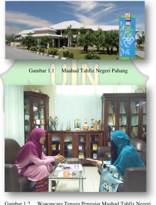 Gambar 1.1  Maahad Tahfiz Negeri Pahang 