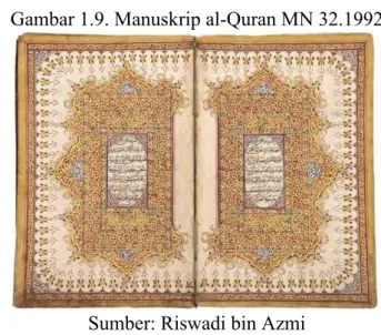 Gambar 1.9. Manuskrip al-Quran MN 32.1992 