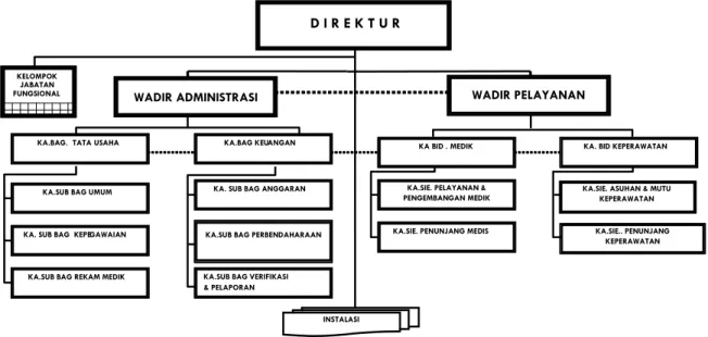 Gambar 2.1. Struktur Organisasi RSUD Cibinong 