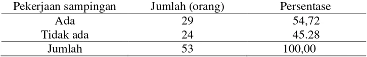 Tabel 12.   Sebaran petani jagung hibrida berdasarkan pengalaman berusahatani, 2008/2009 