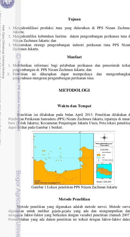 Gambar 1 Lokasi penelitian PPS Nizam Zachman Jakarta 