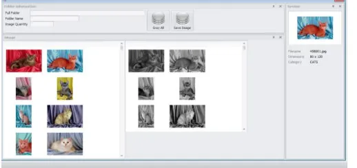 Gambar  3 Halaman Pre-processing grayscale gambar latih 