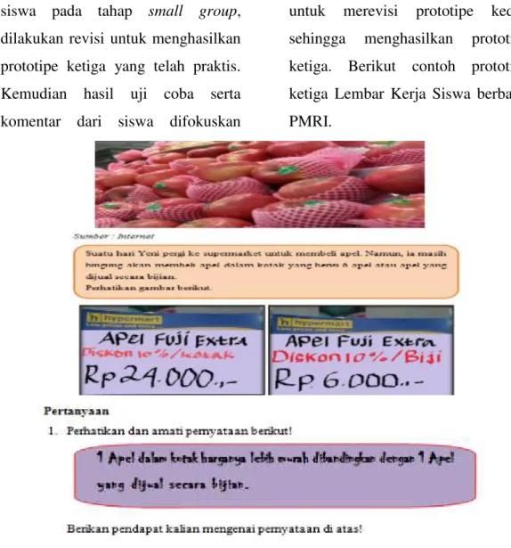 Gambar 3. Cuplikan Prototipe Ketiga 