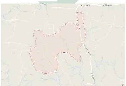 Gambar 1. Peta Desa Lakardowo Kecamatan Jetis