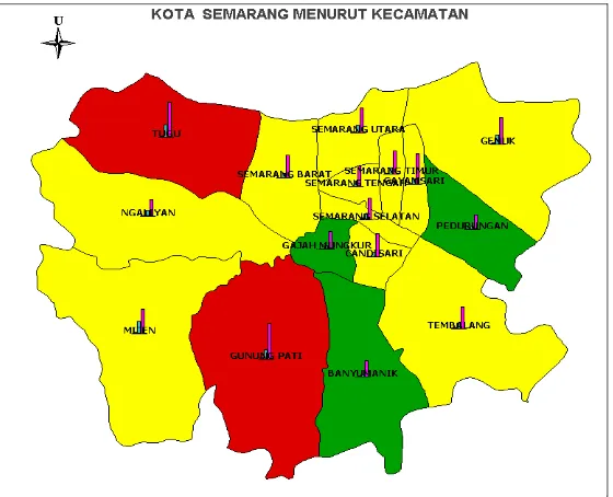 Gambar 1.1. Peta Kota Semarang 