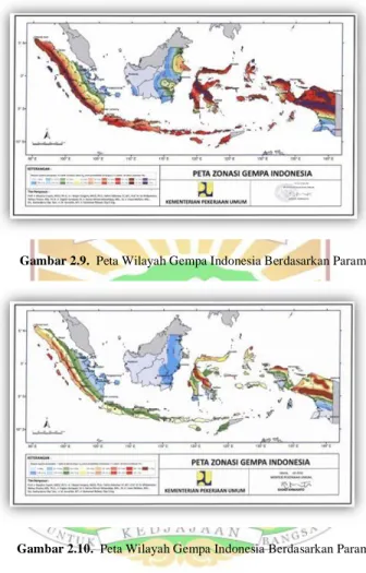 Gambar 2.9.  Peta Wilayah Gempa Indonesia Berdasarkan Parameter Ss 
