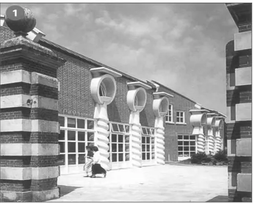 Gambar 2.5. Kolom Spiral Beton Pracetak di Sekolah Braynston, UK 