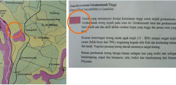 Gambar 4.3 Peta Kerentanan Gerakan Tanah Lembar Semarang – Magelang 