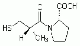 Gambar 3.5 Struktur Kimia Captopril 