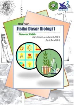 Gambar 1. Desain Cover Buku Ajar  Fisika Dasar Biologi 1  
