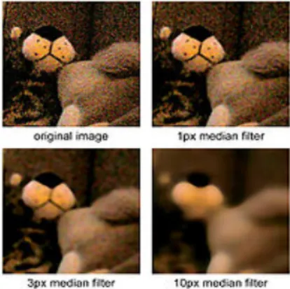 Gambar 2.6 Median Filter  2.2.7 Image Adjustment 