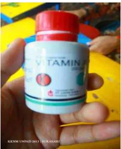 Gambar 2.2  Vitamin A yang diberikan kepada Balita (Depkes RI, 2009) 