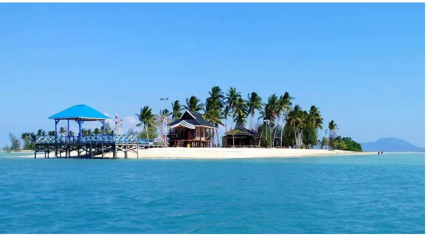 Gambar 1.3. Contoh Pulau Kecil, Pulau Bokori, Kabupaten Kendari, Provinsi Sulawesi  Tenggara