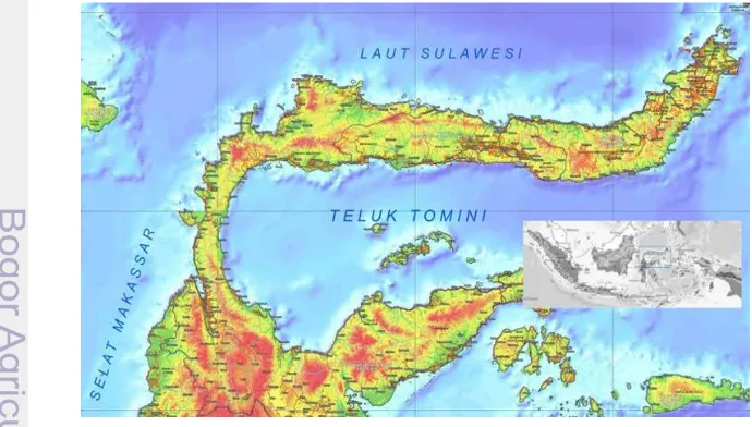 Gambar 3. Peta Teluk Tomini 