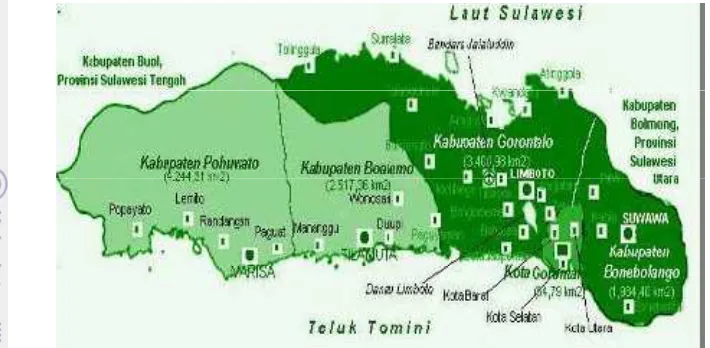 Gambar 6. Peta Kabupaten Pohuwato 