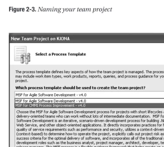 Figure 2-3. Naming your team project