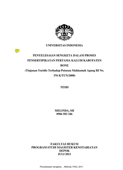 Teori Tentang Pendaftaran Tanah - TINJAUAN UMUM HUKUM TANAH NASIONAL ...