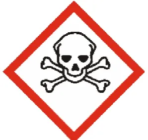 Gambar 4 : Simbol B3 klasifikasi bersifat beracun (toxic) 