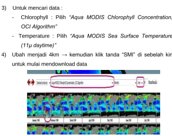 Gambar  2. Data Temperatur Perairan dan Klorofil  