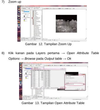 Gambar  13. Tampilan Open Attribute Table  