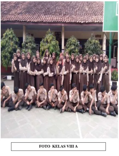 FOTO  KELAS VIII A 
