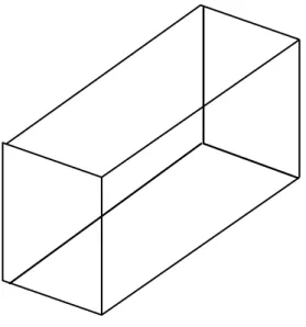 Gambar  di  atas  proyeksi  isometris  sebuah  kotak  kecil  yang  bagian  atasnya  tertutup