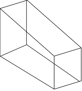 Gambar  di  atas  proyeksi  isometris  sebuah  kotak  kecil  yang  bagian  atasnya  tertutup