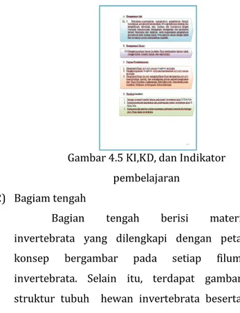 Gambar 4.5 KI,KD, dan Indikator  pembelajaran 