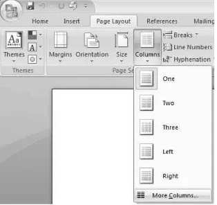 Figure 2-5Dialog launchers display some command sets in traditional dialog boxes.