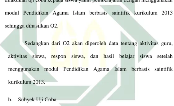 Gambar 1.2  Desain Eksperimen (before-after) O 1   Nilai sebelum treatment  dan O 2  Nilai sesudah treatment, X adalah  treatment 